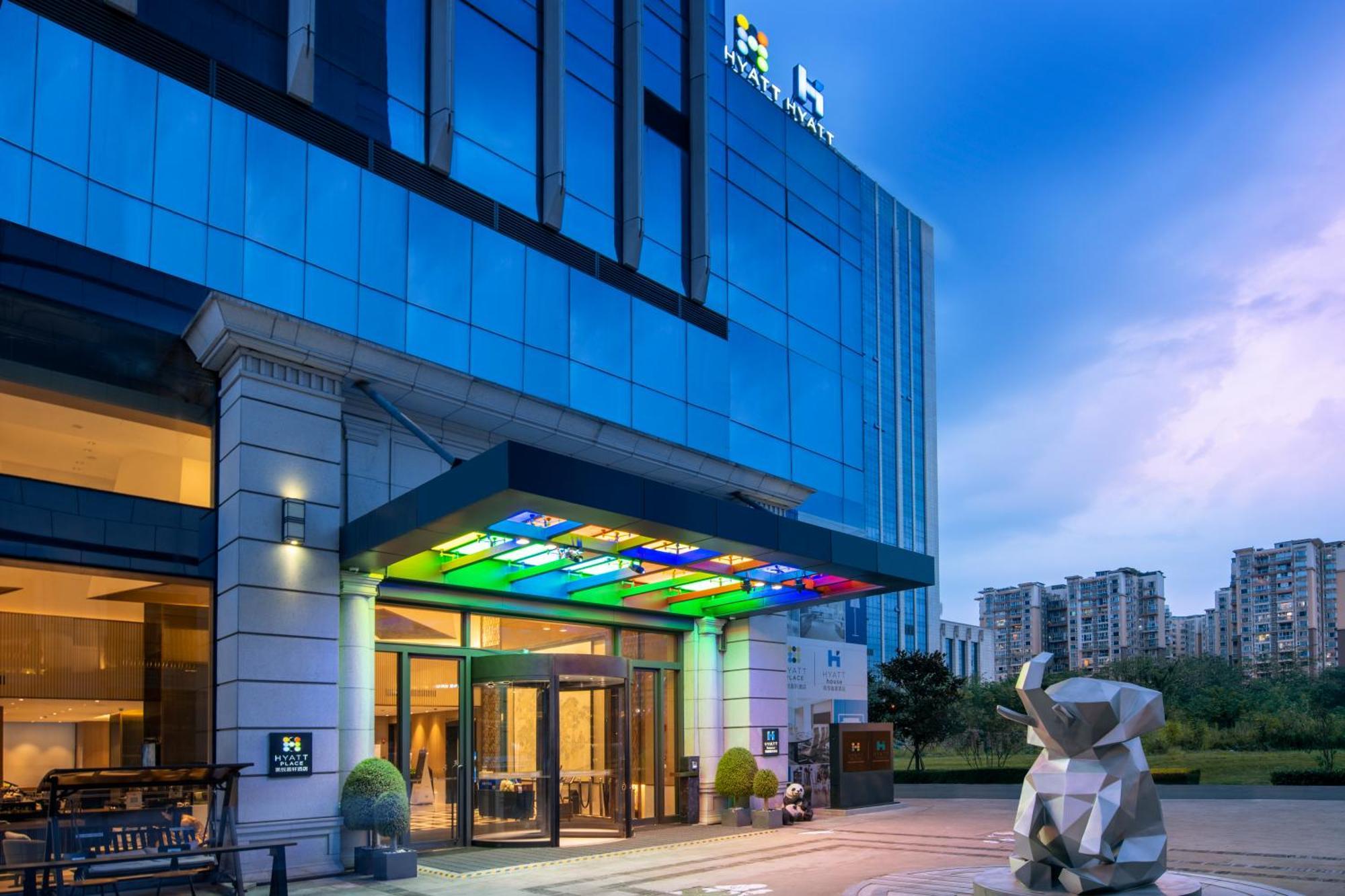 Hyatt House Chengdu Pebble Walk Hotell Eksteriør bilde